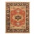 Pasargad Home Serapi Rust/Navy Wool Area Rug, 9'11'' X 14' 2'' For Sale