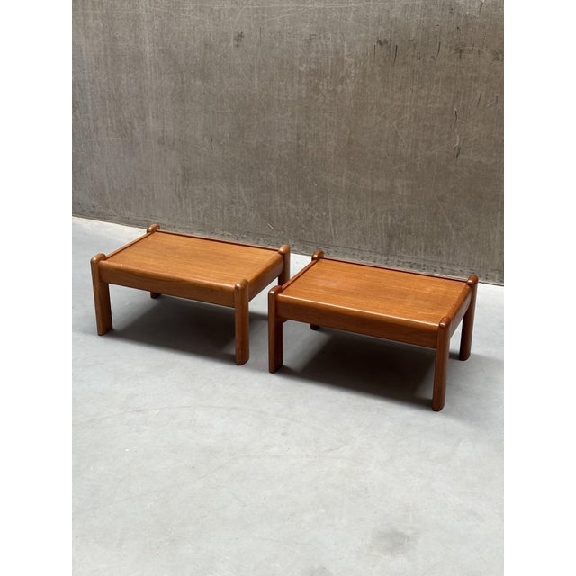 Wood Mid-Century Modern Nightstands from Walter Knoll, Set of 2 For Sale - Image 7 of 7