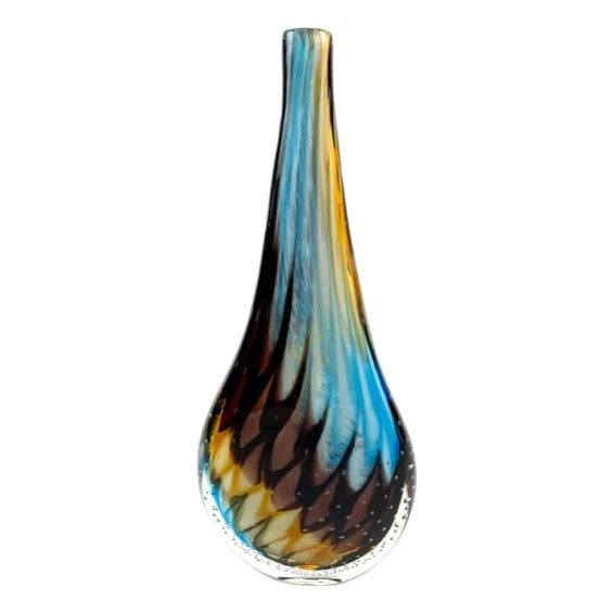 Murano Glass Contemporary Vase For Sale