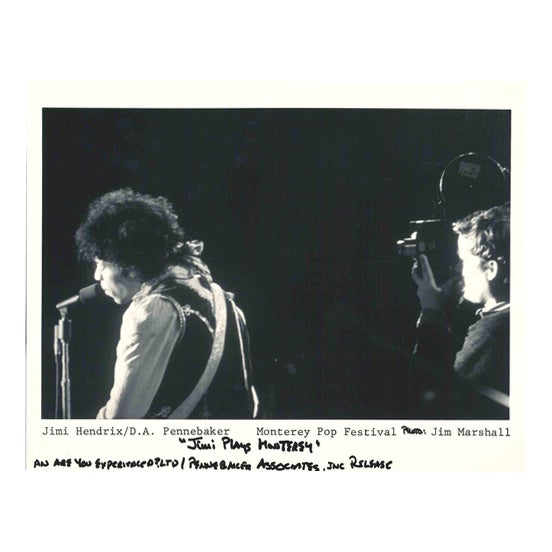 Jumi Hendrix and D.A. Pennebaker, 1967, Silver Gelatin Print For Sale