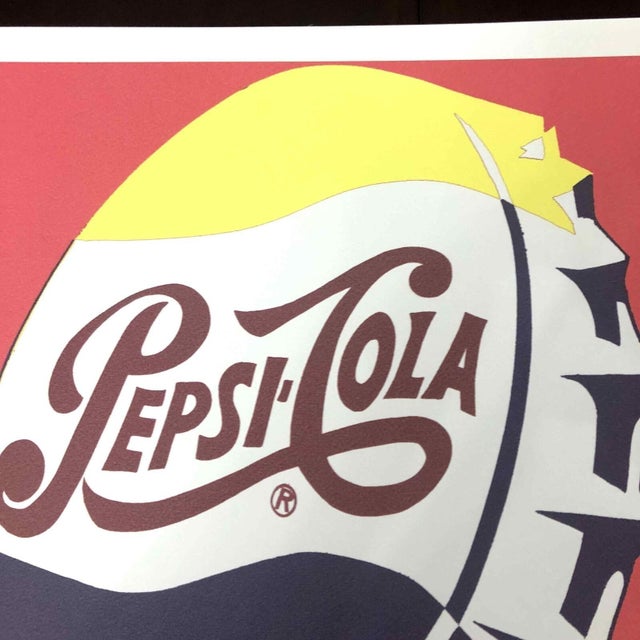 1990s After Andy Warhol "Pepsi-Cola" Lithograph For Sale - Image 9 of 11