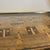 Textile 1980s Vintage African Dry Banana Leaf Art Two Women Working a Village Huts & Fence, Framed For Sale - Image 7 of 8