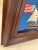 Vintage Nautical Woolwork Clipper Ship Needlework in Solid Wood Frame A striking example of traditional American maritime...