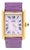 Cartier Must De Cartier Tank 2415 Japan Limited Purple Checkerboard Dial Vermeil For Sale