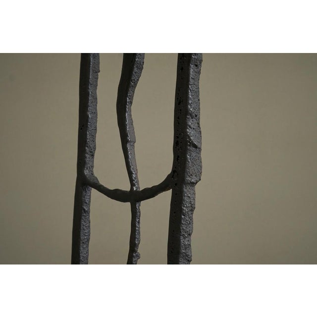 Vintage Accent Chairs in Iron and Beech by Philippe Starck, 1980s, Set of 2 For Sale - Image 18 of 18