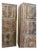 Spanish Style Vintage Sunburst Carved Wooden Door Panel 80x34 For Sale