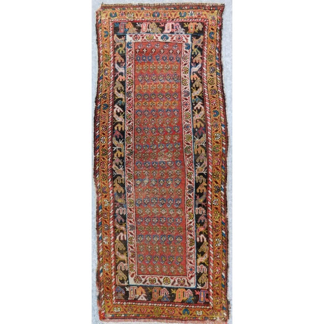 1920s Antique Persian Runner Rug. 3'4"x 8' For Sale - Image 13 of 13