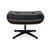 Black Ottoman in Leather by Charles & Ray Eames for Vitra For Sale - Image 8 of 12