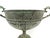 Verdigris Vintage Verdigris Brass Urn With Scroll Handles on Pedestal Base - Neoclassical, Traditional, Classical For Sale - Image 8 of 12