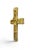This one-of-a-kind sculptural wall cross is handcrafted over a solid wood core using genuine leather finished in a richly...