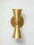 Mid-Century Modern Bespoke Brass Sconces in the Midcentury Manner - a Pair For Sale - Image 3 of 9