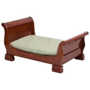 Late 20th Century Empire Style Mahogany Dog Bed