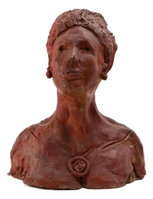 Sirio Pellegrini, Portrait Sculpture, 1960s, Terracotta