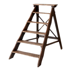 Antique Stairs Ladder Shelf