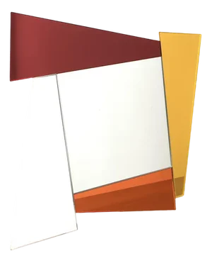 Mirror by Ettore Sottsass for Glas Italia