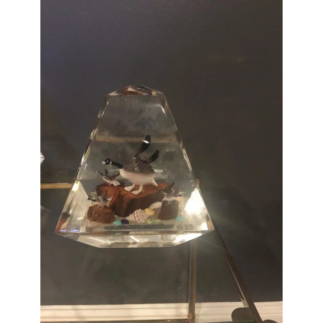 1970s Alessandro Albrizzi (Attributed) high End Lucite Diorama Obelisks - a Pair For Sale - Image 10 of 11