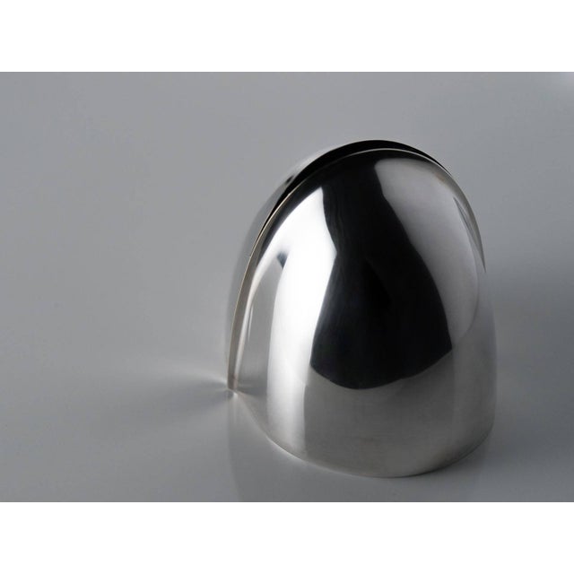 1970s Lino Sabattini "Germoglio" Silver Plated Vase for Sabattini, 1979 For Sale - Image 5 of 11