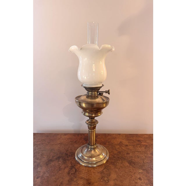 Antique Edwardian Quality Oil Lamp, 1900 For Sale - Image 6 of 6