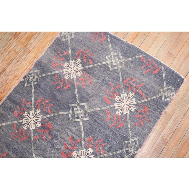 Zabihi Collection Vintage Turkish Konya Small Rug For Sale - Image 13 of 18
