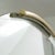 Thayer Coggin Milo Baughman for Thayer Coggin Round Gold Accent Hanging Mirror For Sale - Image 4 of 5