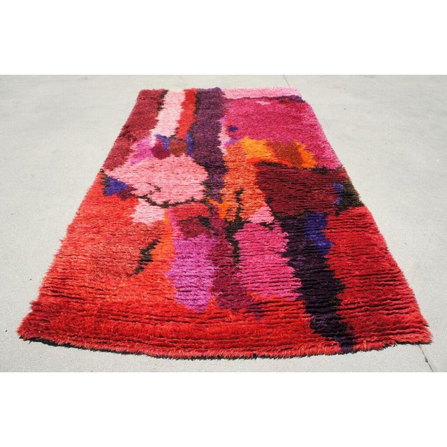 Vintage Rya Rug 6' x 11' Chairish