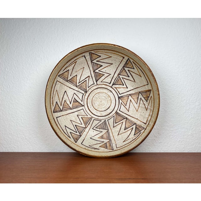 Large Mid-Century Modern Danish Studio Pottery Bowl from Kirsten Winther Johannsen, 1960s For Sale - Image 10 of 18