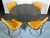 Vintage Space Age Dinner Table and Chairs in the style of Gastone Rinaldi, 1960s, Set of 5 For Sale - Image 11 of 15