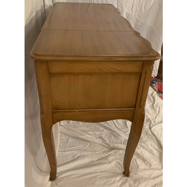 Brown 1950s Vintage Makeup Table Vanity For Sale - Image 8 of 14