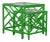 Chippendale Nesting Tables - Bright Green For Sale