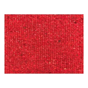 Designer Woven Wool Blend Speckled Red Tweed Mid Century Modern Upholstery Fabric