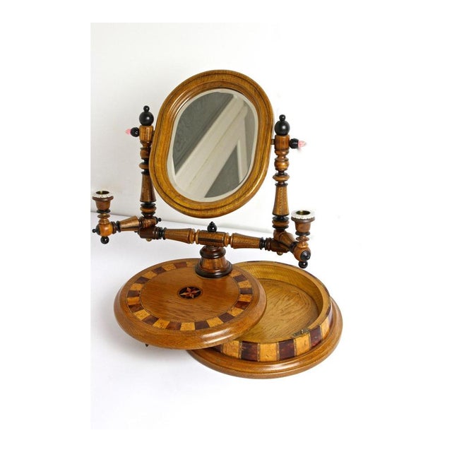 Vanity Table Mirror with Candlesticks, 19th Century For Sale - Image 17 of 18