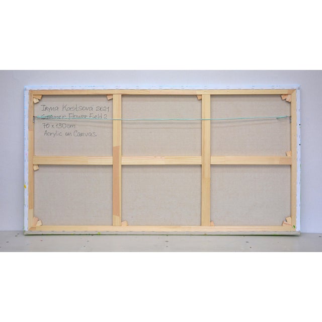 Summer. Flower Field 2.Modern Original Hand Painting. For Sale - Image 6 of 12