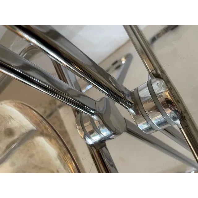 Castelli Castelli Plia Folding Chairs in Lucite and Chrome - A Set of 3 For Sale - Image 4 of 13
