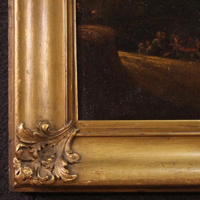 Landscape with Wayfarers, 1750, Oil on Canvas, Framed For Sale - Image 12 of 16