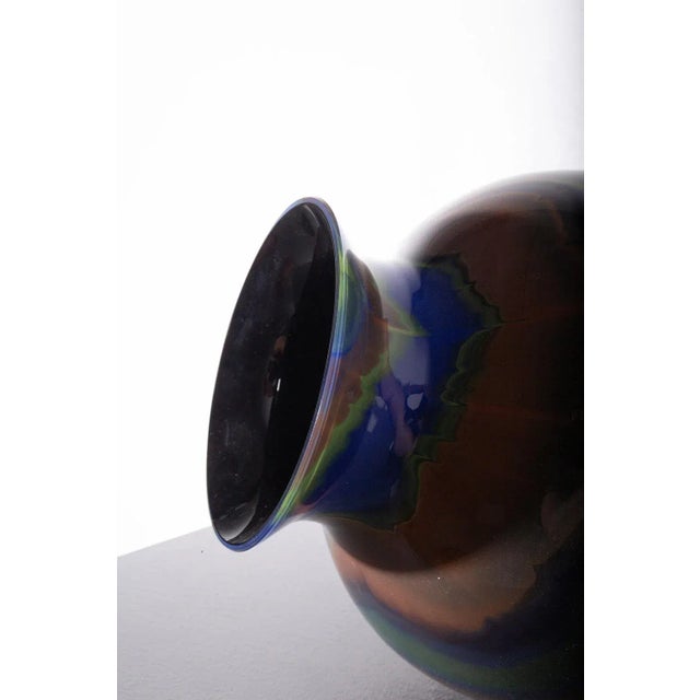 Postmodern Postmodern Murano Glass Vase by Ottavio Missoni, Italy, 1980s For Sale - Image 3 of 9