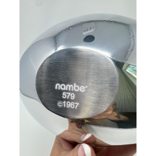 Nambe Vintage 1967 Nambe 579 Cast Alloy Butterfly Bowl For Sale - Image 4 of 6