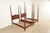 Baker Furniture Company Baker Furniture Style Federal Carved Walnut Twin Size Poster Beds, Pair For Sale - Image 4 of 10