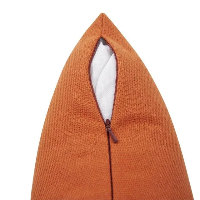 Kenneth Ludwig Chicago Kenneth Ludwig Chicago Seascape Orange 20" Square Outdoor Pillow For Sale - Image 4 of 6