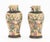 Ceramic Chinese Nankin Porcelain Vases, Pair For Sale - Image 7 of 12