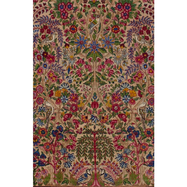 Persian Antique Persian Lavar Kerman Rug 4’8" X 7’5" For Sale - Image 3 of 6