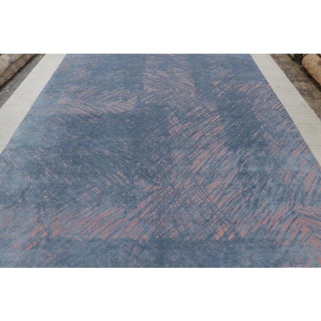 This contemporary geometric rug from Rug & Kilim features an uncommon field design with abstract sensibilities....