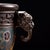 Late 20th Century Vintage Cloisonné Enamel Censer With Beast Handles and Lotus Motif For Sale - Image 5 of 9