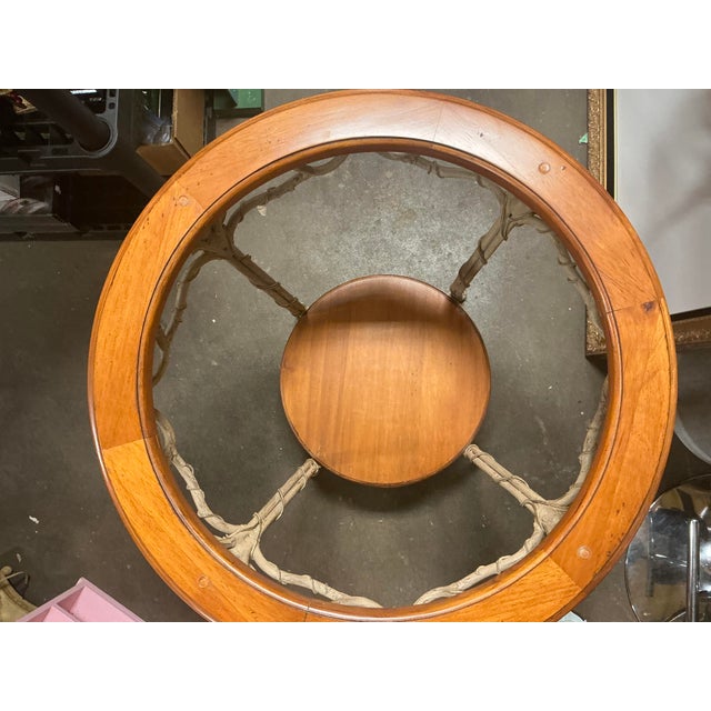 Vintage Drexel Maple and Wrought Iron Dining Table & Chairs - 5 PCS Set For Sale - Image 17 of 18