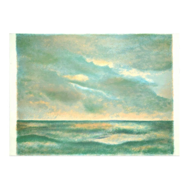 Giovanni Omiccioli, Landscape, Lithograph on Cardboard, 1971 For Sale