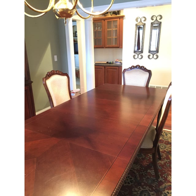 Thomasville Traditional Cherry Dining Room Set Chairish