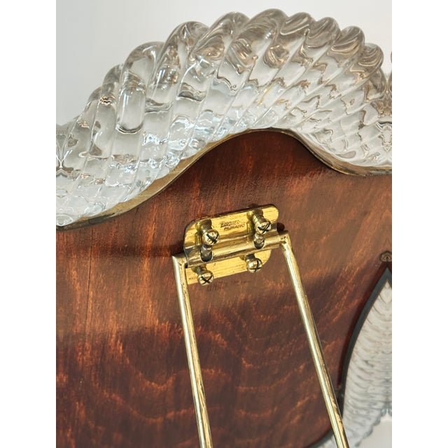 Murano Glass Vanity Mirror by Barovier and Toso, Italy, 1940s For Sale - Image 6 of 10