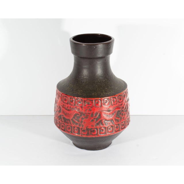 Carstens Tönnieshof West German Prehistoric Design Jug Vase by Carstens Tönnieshof For Sale - Image 4 of 9
