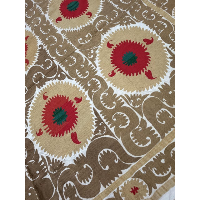 Uzbek Suzani Wall Decor For Sale - Image 4 of 11