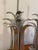 1970s Vintage 1970s Aluminum Tropical Leaf/Palm Table Lamps - a Pair For Sale - Image 5 of 10
