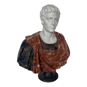 Early 20th Century Large Marble Specimen Bust of Julius Caesar